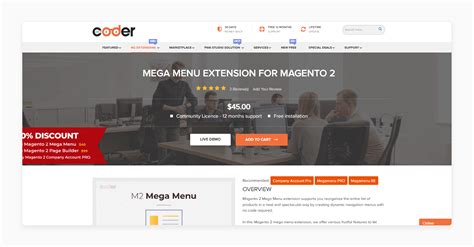 create mega menu magento 2